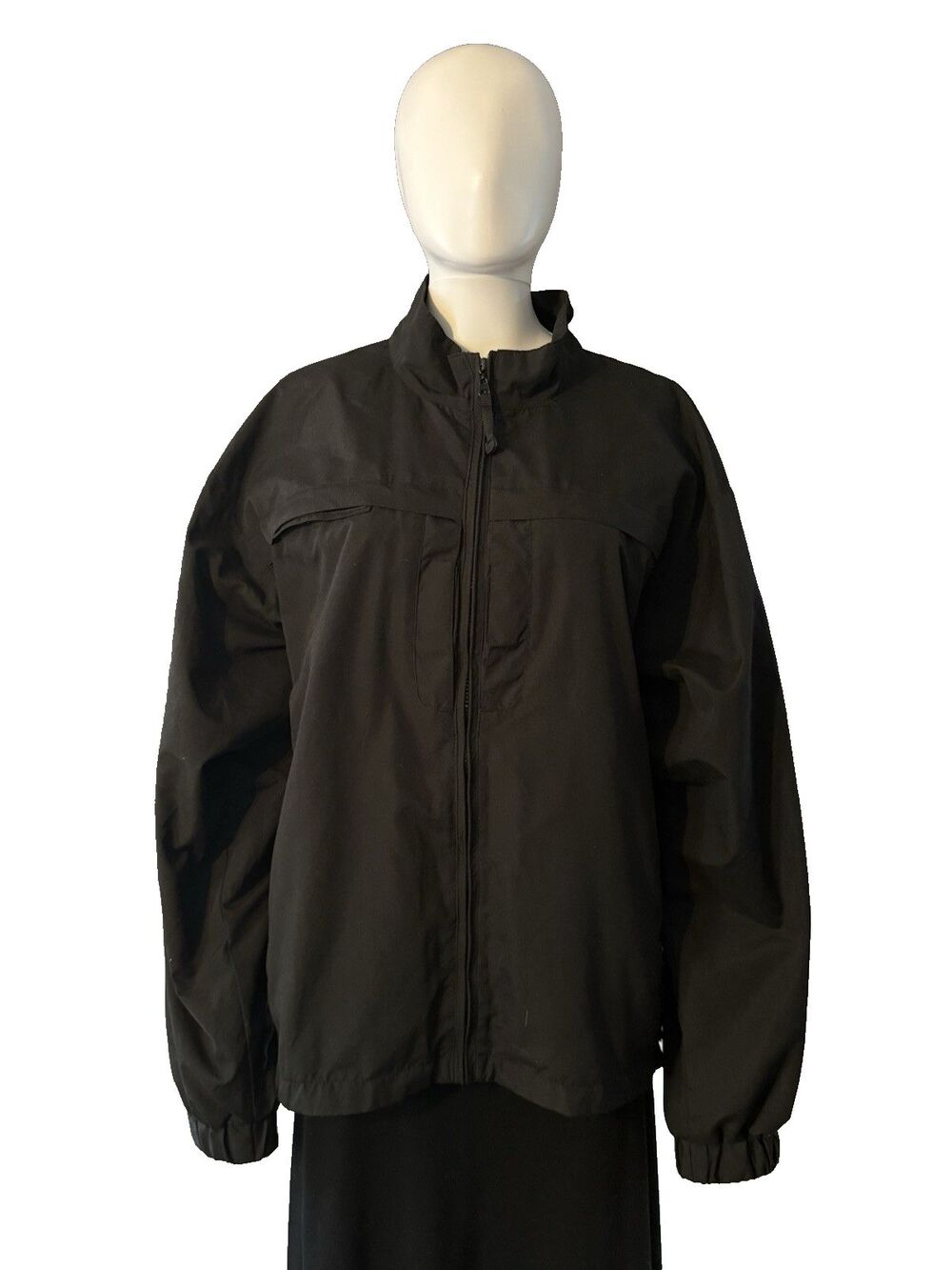 5.11 Tactical Response Jacket Black Full Zip Lined Duty Coat Utility 48016 SZ L